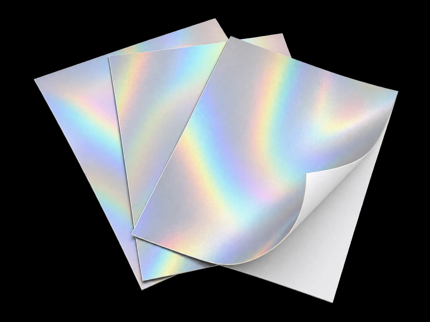 Illustrative presentation of blank Holo paper