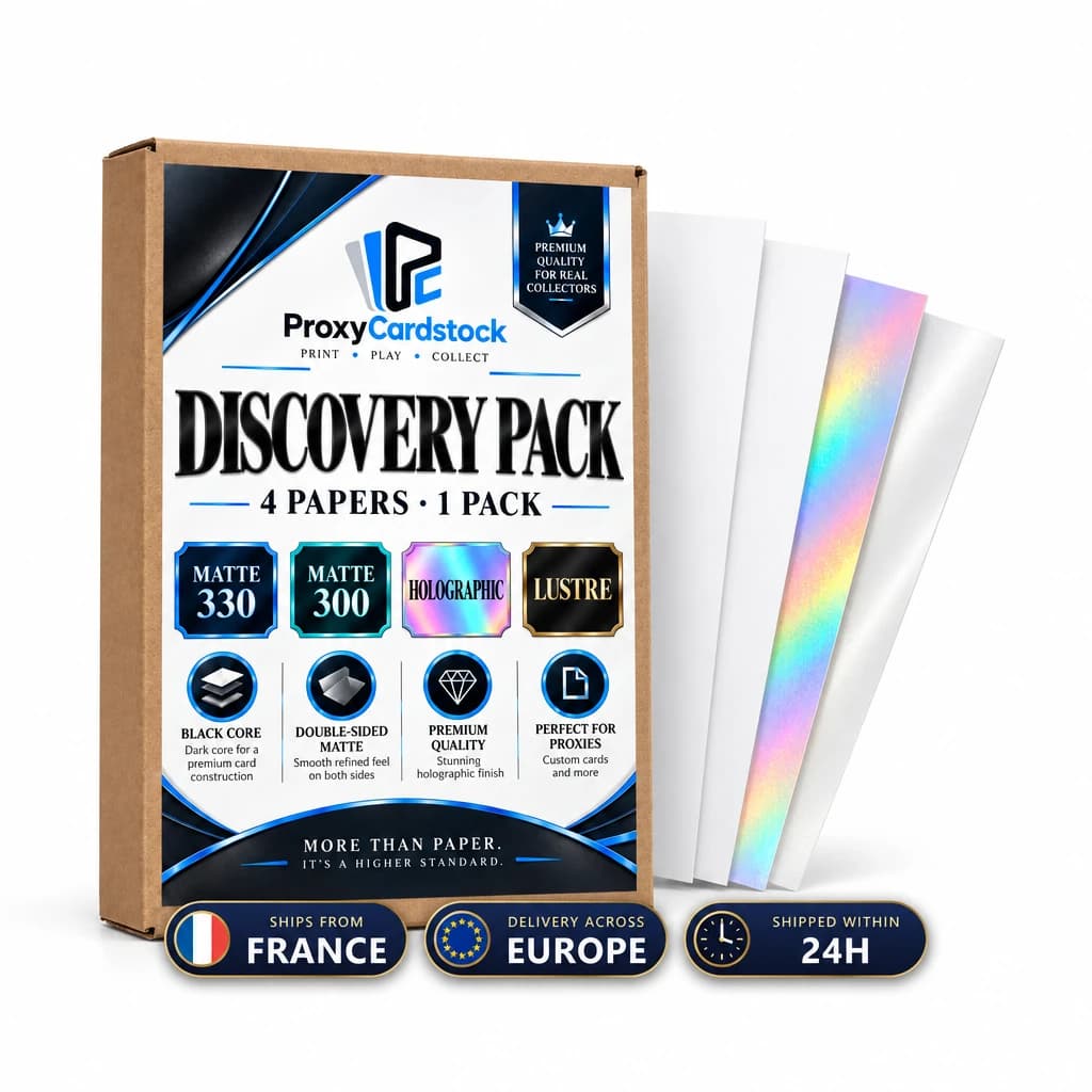 Pack Découverte · 4 papiers à tester